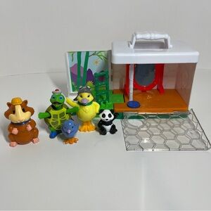 Vtg 2007 Wonder Pets On The Go Playset Habitat Cage Baby Panda Talking Singing